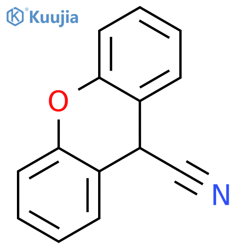 XANTHENE-9-CARBONITRILE structure