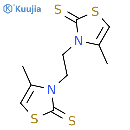 2(3H)-Thiazolethione, 3,3'-(1,2-ethanediyl)bis[4-methyl- structure