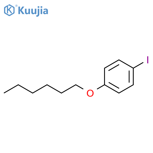Benzene, 1-(hexyloxy)-4-iodo- structure