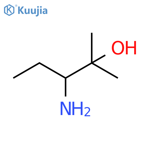 3-amino-2-methylpentan-2-ol structure