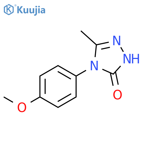 4-(4-Methoxyphenyl)-5-methyl-2,4-dihydro-3H-1,2,4-triazol-3-one structure