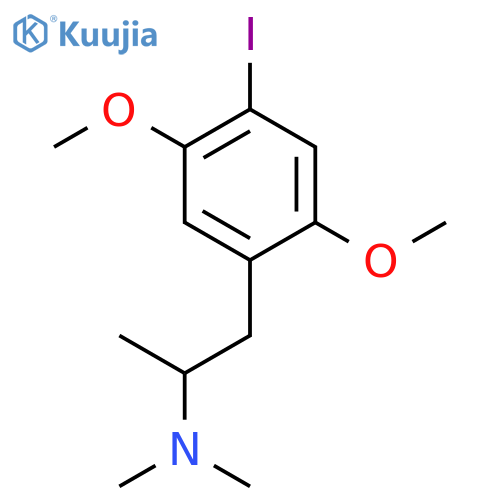 Benzeneethanamine,4-iodo-2,5-dimethoxy-N,N,a-trimethyl- structure