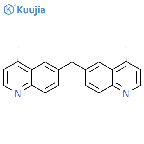 Bis(4-methylquinolin-6-yl)methane structure