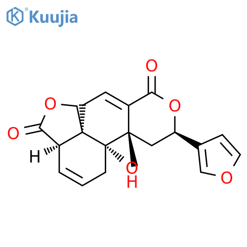 1H,10H-Furo[3',4':4a,5]naphtho[2,1-c]pyran-1,8(4bH)-dione,3-(3-furanyl)-3,4,4a,5,7a,11-hexahydro-4b-hydroxy-4a-methyl-,(3R,4aS,4bS,7aR,10aS)- structure