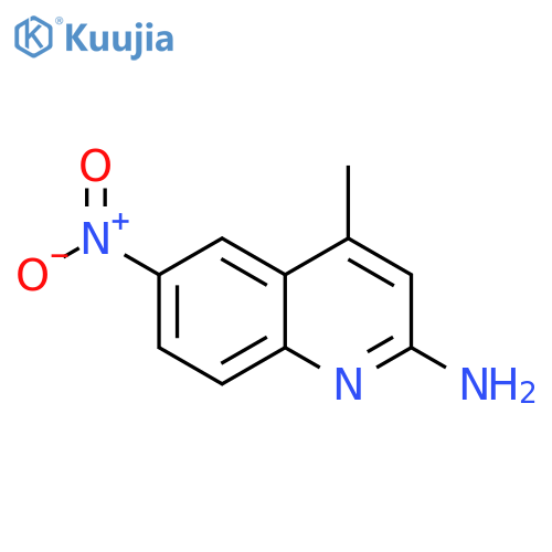 4-Methyl-6-nitro-quinolin-2-ylamine structure