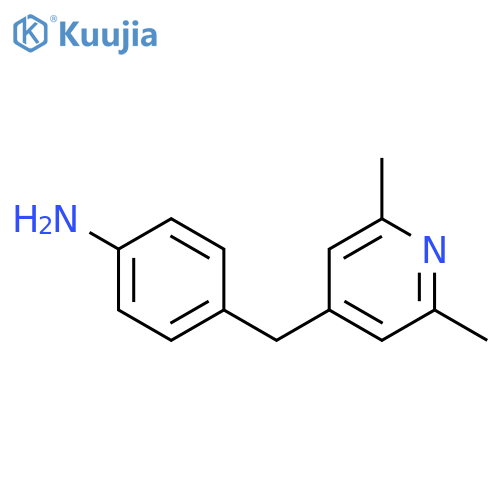 4-(2,6-dimethylpyridin-4-yl)methylaniline structure