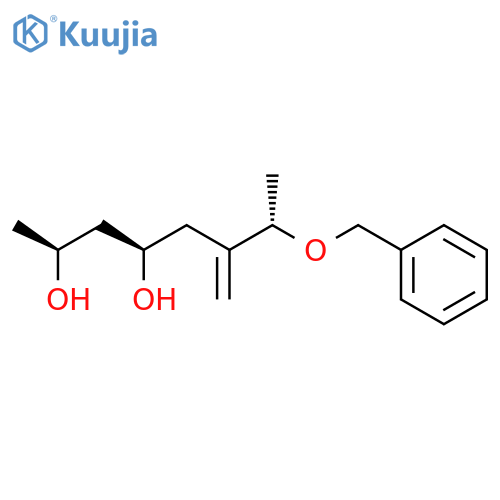 2,4-Octanediol, 6-methylene-7-(phenylmethoxy)-, (2S,4R,7S)- structure