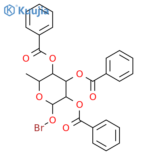 Bromo 2,3,4-Tri-O-benzoyl-L-fucopyranose structure