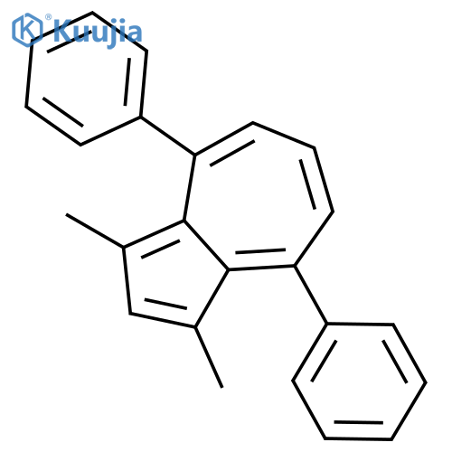 AZULENE, 1,3-DIMETHYL-4,8-DIPHENYL- structure