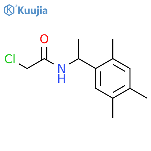 2-Chloro-N-1-(2,4,5-trimethylphenyl)ethylacetamide structure