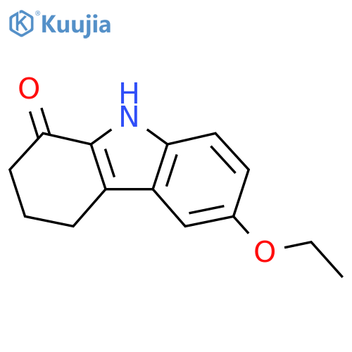 6-ethoxy-2,3,4,9-tetrahydro-1H-carbazol-1-one structure