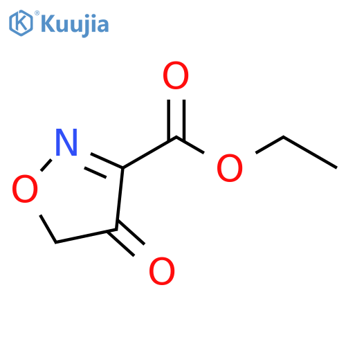 3-Isoxazolecarboxylicacid, 4,5-dihydro-4-oxo-, ethyl ester structure