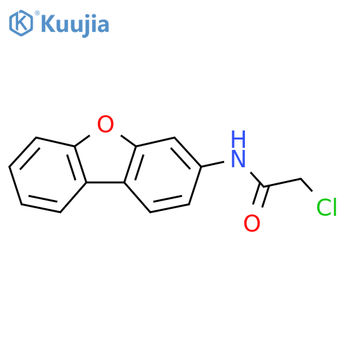 2-Chloro-N-DibenzoB,DFuran-3-Ylacetamide structure