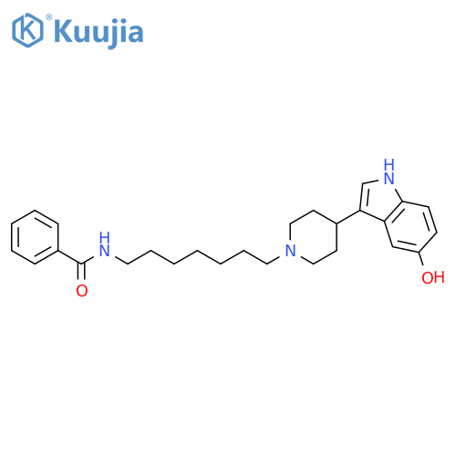 Benzamide, N-[7-[4-(5-hydroxy-1H-indol-3-yl)-1-piperidinyl]heptyl]- structure