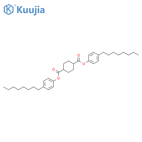 1,4-CYCLOHEXANEDICARBOXYLIC ACID, BIS(4-OCTYLPHENYL) ESTER structure
