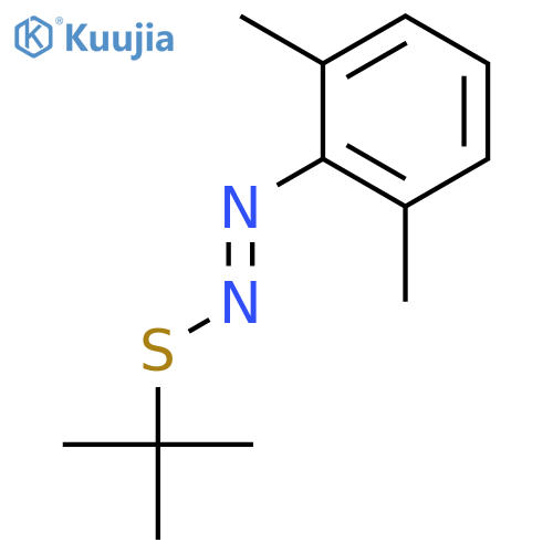 Diazene, [(1,1-dimethylethyl)thio](2,6-dimethylphenyl)- structure