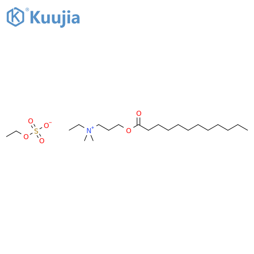 1-PROPANAMINIUM, N-ETHYL-N,N-DIMETHYL-3-[(1-OXODODECYL)OXY]-, ETHYLSULFATE structure
