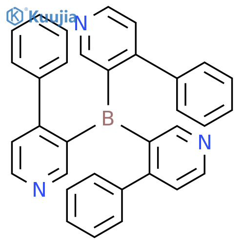 PYRIDINE, 3,3',3''-BORYLIDYNETRIS[4-PHENYL- structure