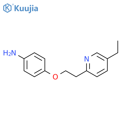 4-2-(5-Ethyl-2-pyridyl)ethoxyaniline structure