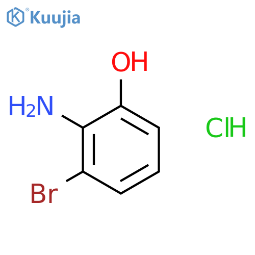 2-Amino-3-bromophenol hydrochloride structure