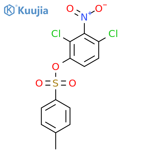 2,4-Dichloro-3-nitrophenyl 4-methylbenzene-1-sulfonate structure