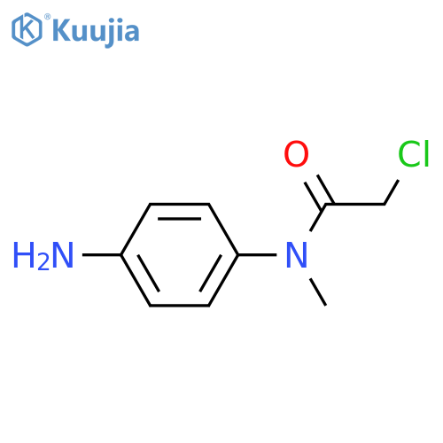 N-(4-aminophenyl)-2-chloro-N-methylacetamide structure