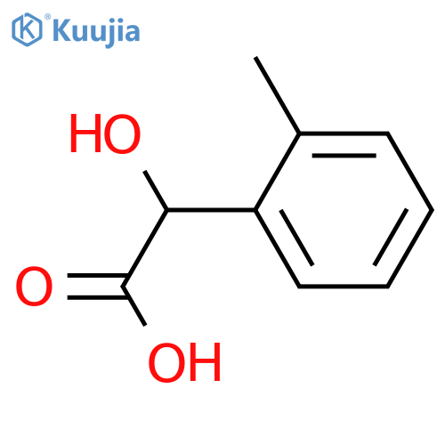 2-hydroxy-2-(2-methylphenyl)acetic acid structure