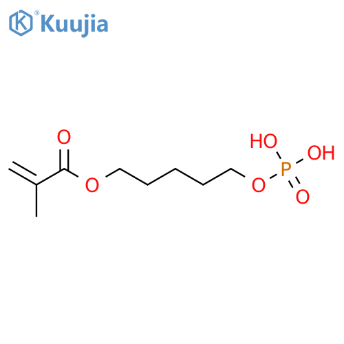 2-Propenoic acid, 2-methyl-, 5-(phosphonooxy)pentyl ester structure