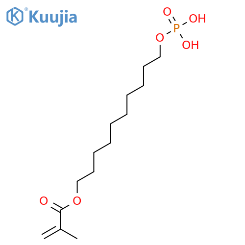 10-Methacryloyldecylphosphate structure