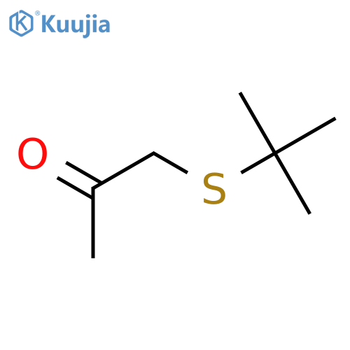 1-(tert-butylsulfanyl)propan-2-one structure