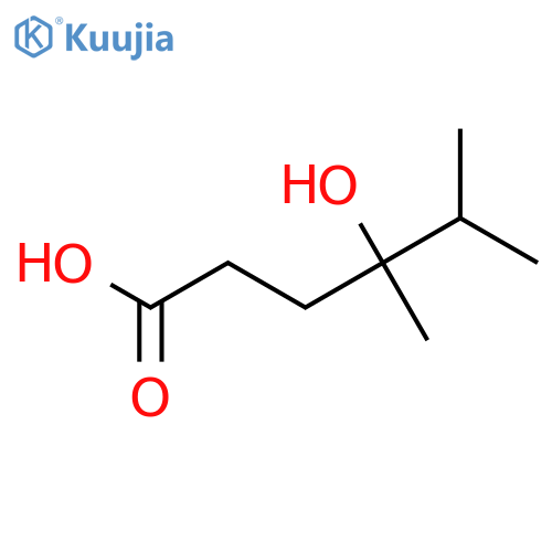 4-hydroxy-4,5-dimethylhexanoic acid structure