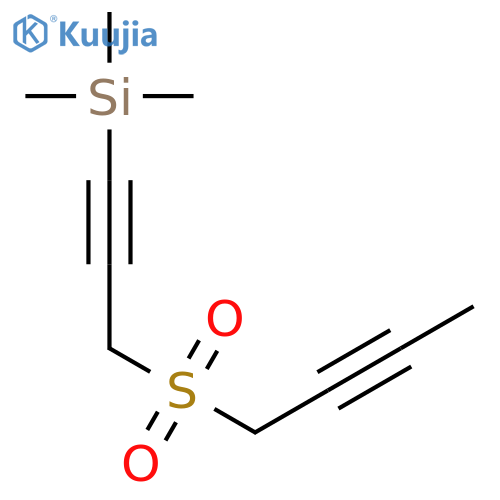 SILANE, [3-(2-BUTYNYLSULFONYL)-1-PROPYNYL]TRIMETHYL- structure