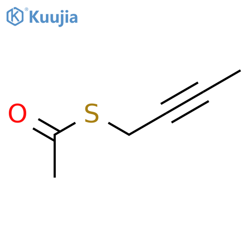 ETHANETHIOIC ACID, S-2-BUTYNYL ESTER structure