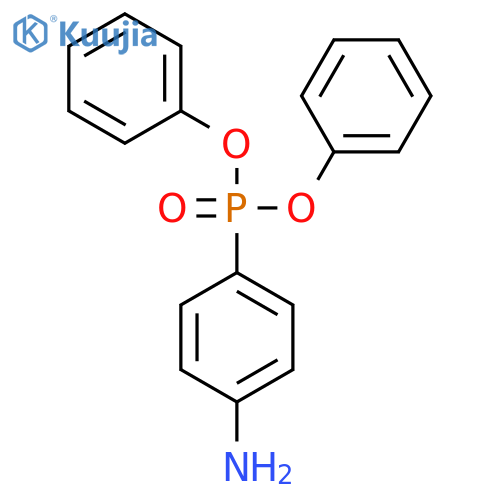 Phosphonic acid, (4-aminophenyl)-, diphenyl ester structure