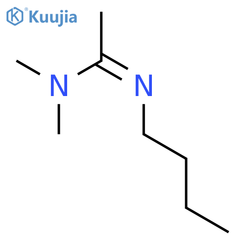 Ethanimidamide, N'-butyl-N,N-dimethyl- structure