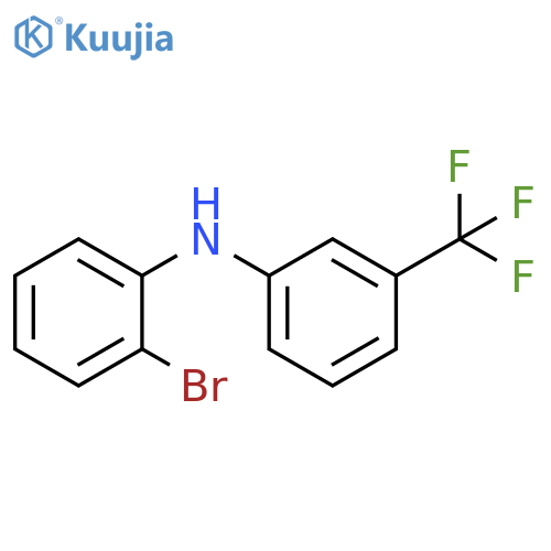 Benzenamine, 2-bromo-N-[3-(trifluoromethyl)phenyl]- structure