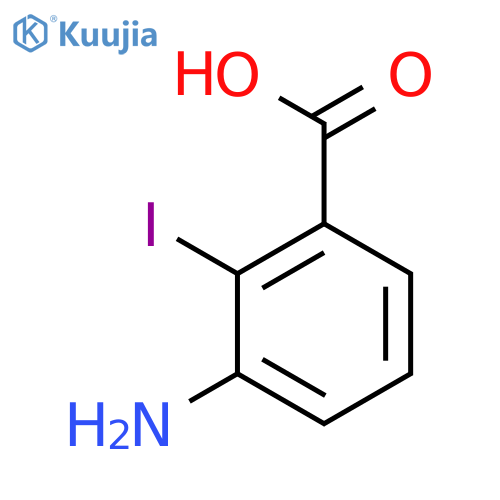 3-amino-2-iodobenzoic Acid structure