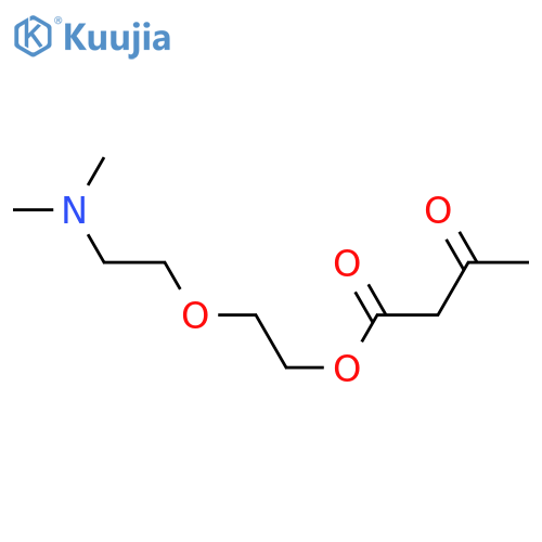 Butanoic acid, 3-oxo-,2-[2-(dimethylamino)ethoxy]ethyl ester structure