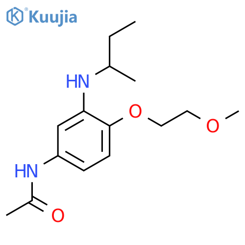 Acetamide, N-[4-(2-methoxyethoxy)-3-[(1-methylpropyl)amino]phenyl]- structure