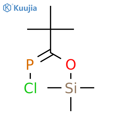 Phosphinous chloride, [2,2-dimethyl-1-[(trimethylsilyl)oxy]propylidene]- structure