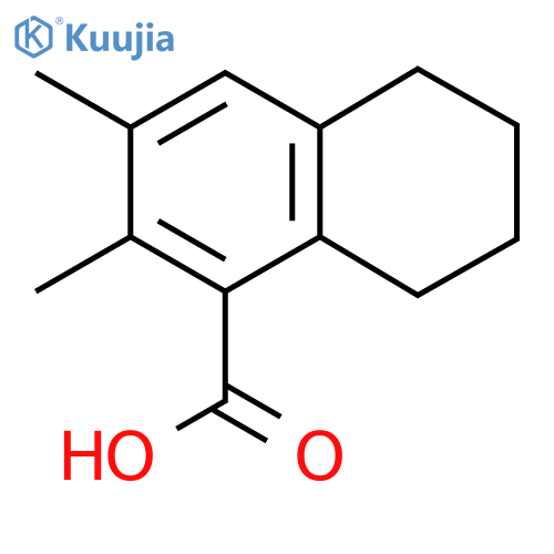 2,3-Dimethyl-5,6,7,8-tetrahydronaphthalene-1-carboxylic acid structure