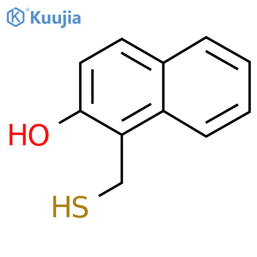 1-(sulfanylmethyl)naphthalen-2-ol structure