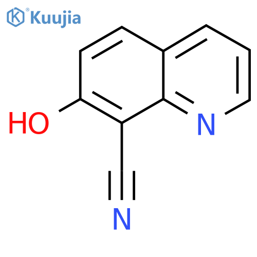 8-Quinolinecarbonitrile, 7-hydroxy- structure