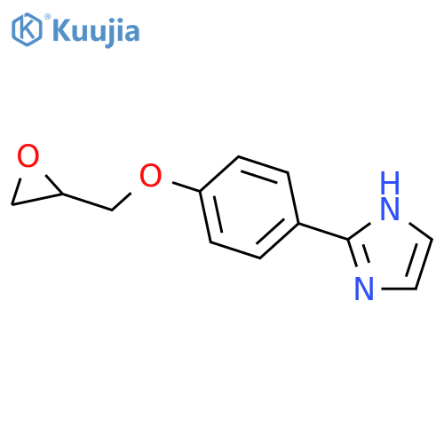 2-[4-(2-oxiranylmethoxy)phenyl]-1H-Imidazole structure
