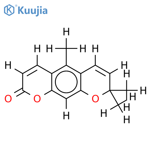 2,2,5-trimethyl-2H,8H-benzo-dipyran-8-one structure