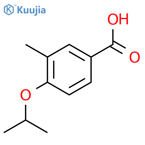 3-methyl-4-(propan-2-yloxy)benzoic acid structure