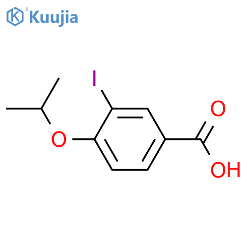 3-Iodo-4-isopropoxybenzoicacid structure