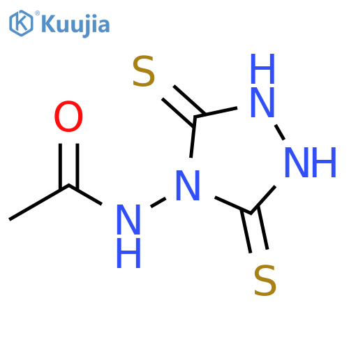 Acetamide,N-(3,5-dithioxo-1,2,4-triazolidin-4-yl)- structure