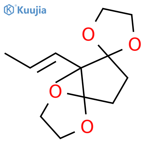 1,4,8,11-TETRAOXADISPIRO[4.1.4.2]TRIDECANE, 6-METHYL-6-(1E)-1-PROPENYL- structure