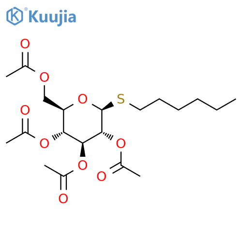 2-(Acetoxymethyl) Hexyl β-D-Thioglucopyranoside Triacetate structure